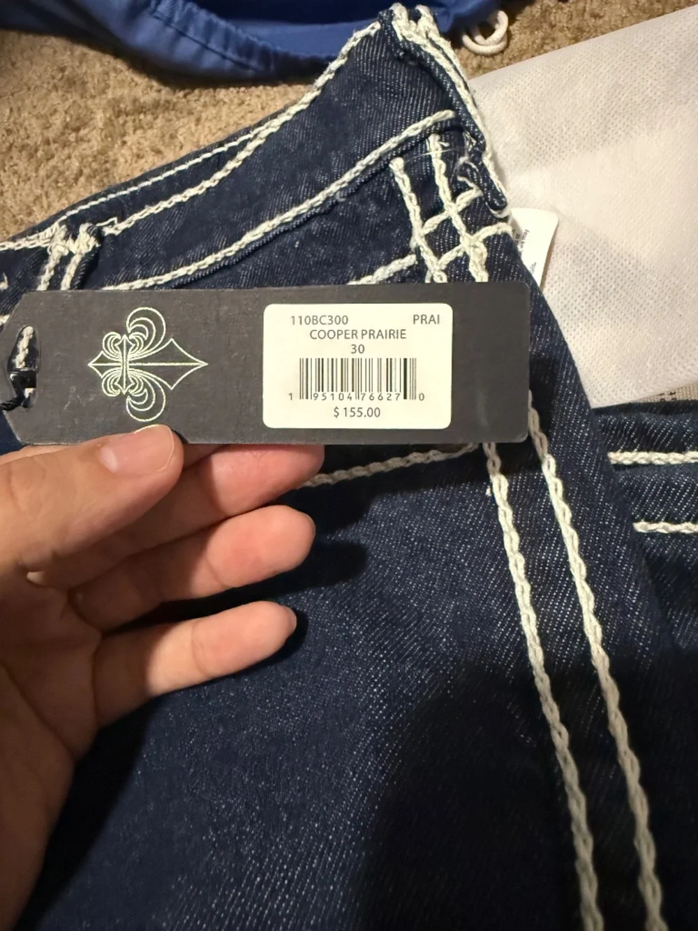 Men’s blue jeans